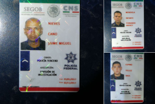 Detienen a tres presuntos policías federales por secuestro