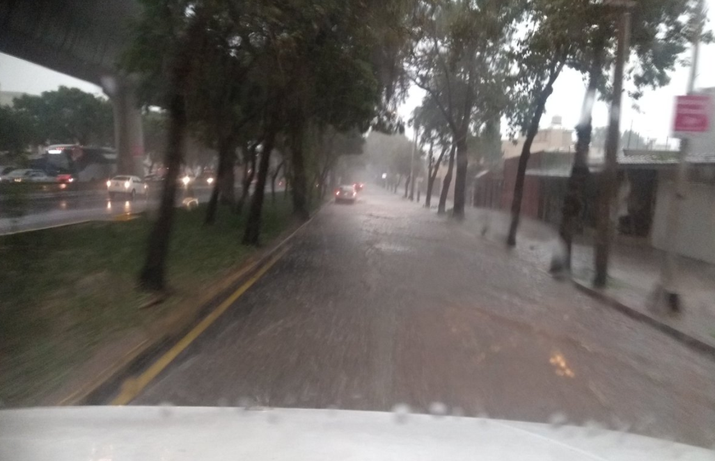 Se inunda el sur de la Ciudad de México