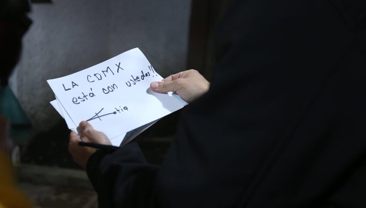 Envía gobierno de la Ciudad de México 32.5 toneladas de víveres a damnificados por sismo