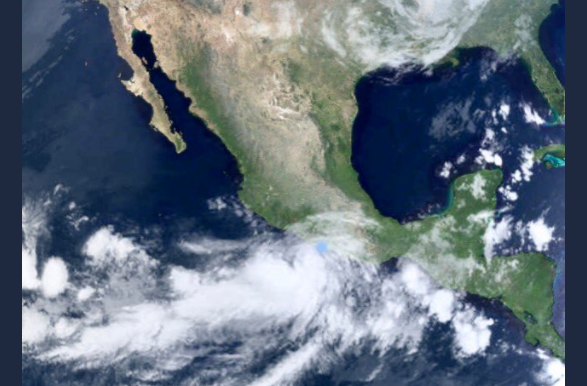 Se forma depresión tropical 16E al sur de Guerrero