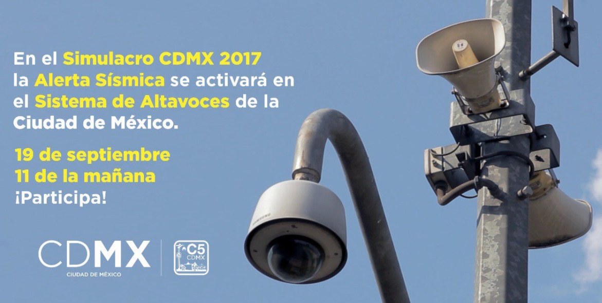 Alerta sísmica se activará este martes como parte de simulacro