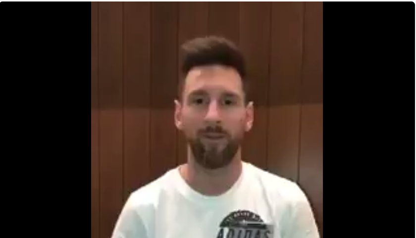 #Video Messi y Luis Suárez envían mensaje de apoyo a niño rescatado del Colegio Rébsamen