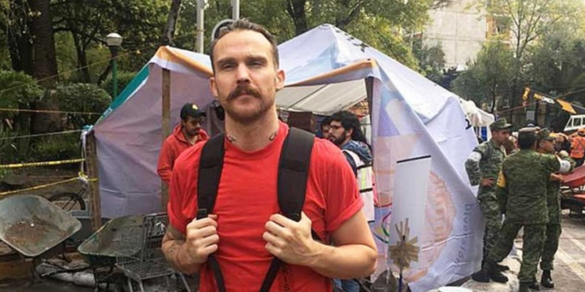 Ahora soy mexicano: bombero inglés que vino a México tras sismo