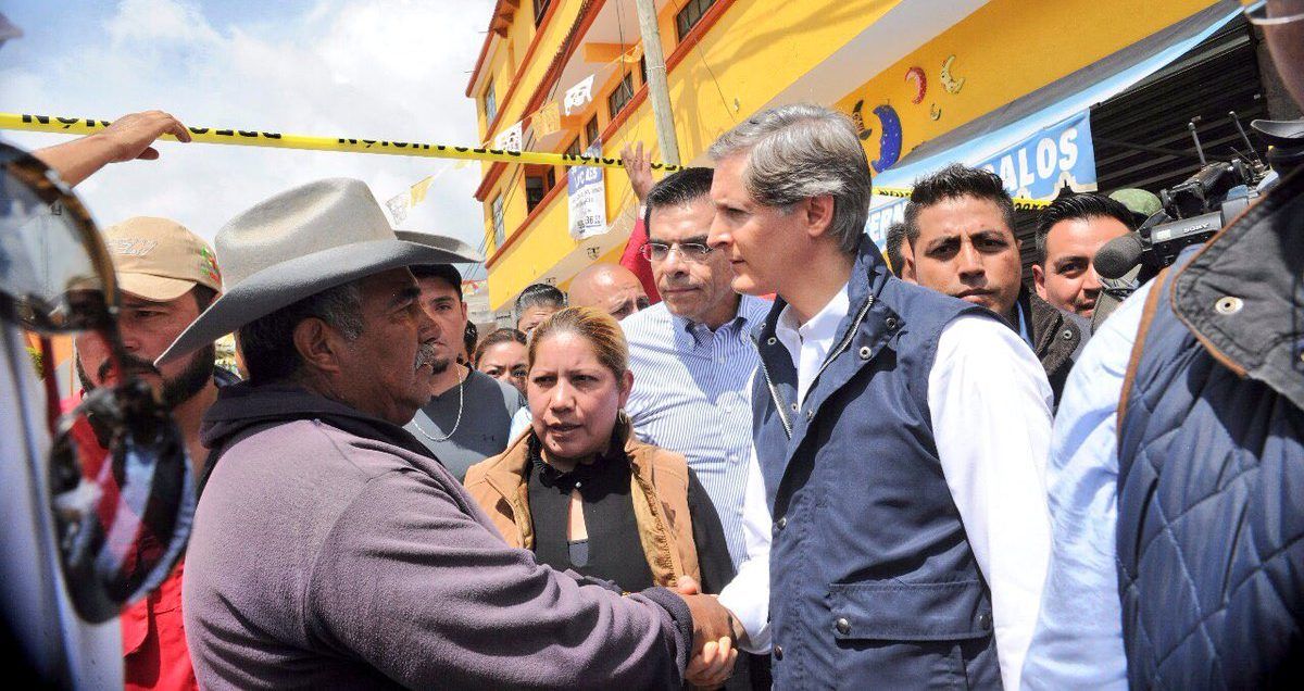 Del Mazo solicita declaración de desastre para 12 municipios