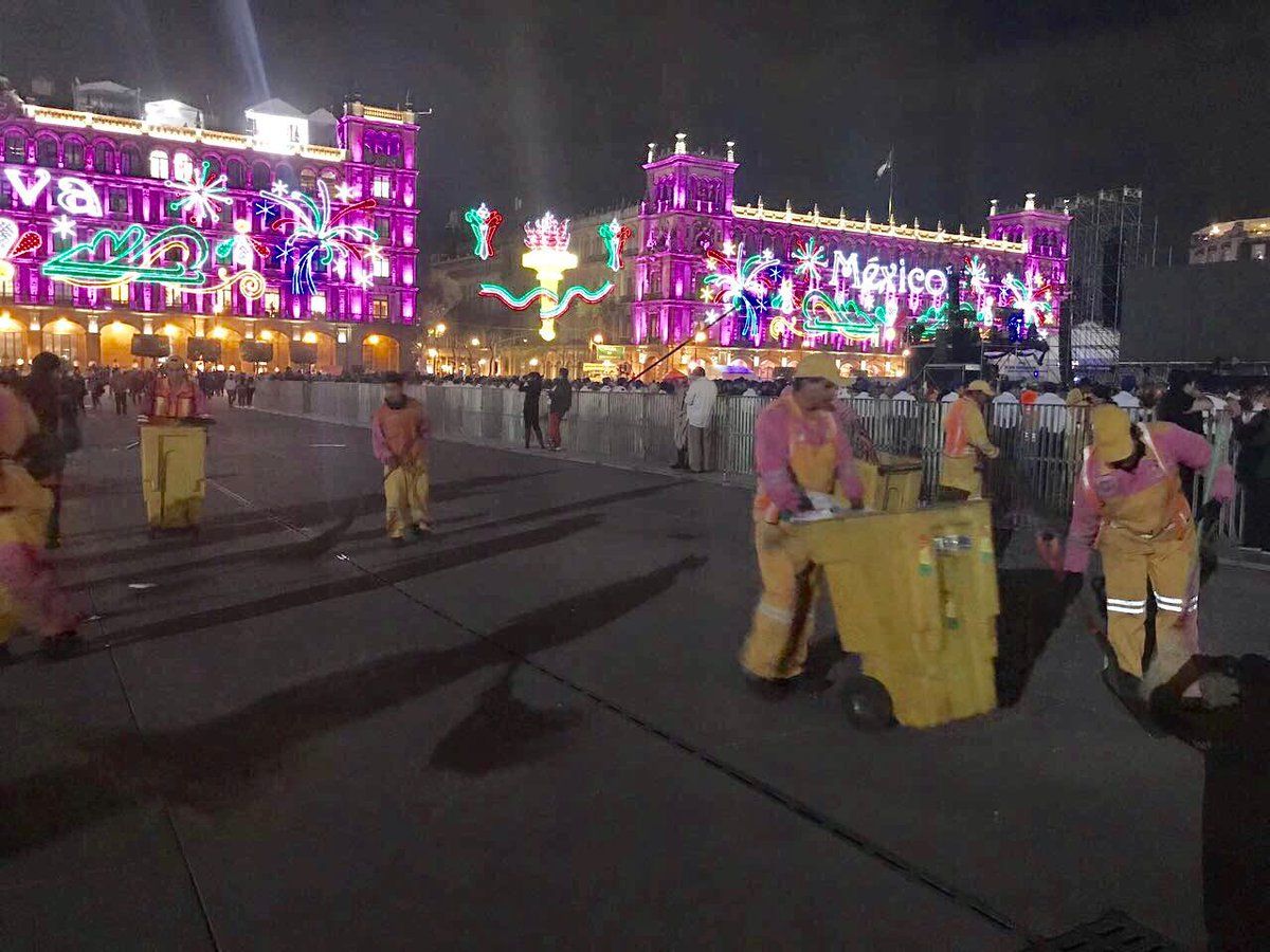 Recolectan 149 toneladas de basura tras Grito de Independencia