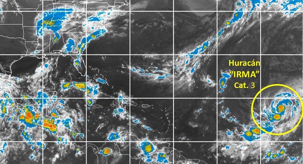 Alerta preventiva en Campeche por cercanía de huracán Irma