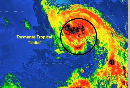 Lidia afectará municipios al norte de Baja California Sur