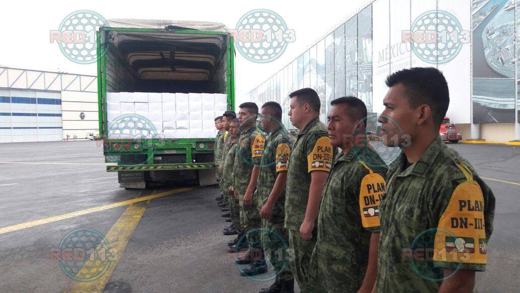 Sedena lleva a Oaxaca más de 46 toneladas de víveres - Foto-de-Red113