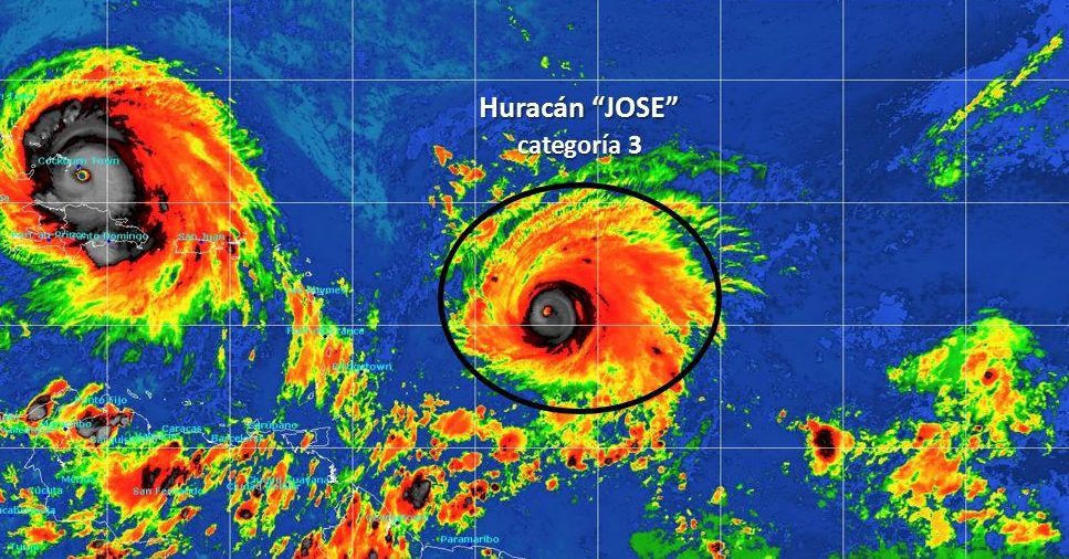 Huracán José alcanza la categoría 3
