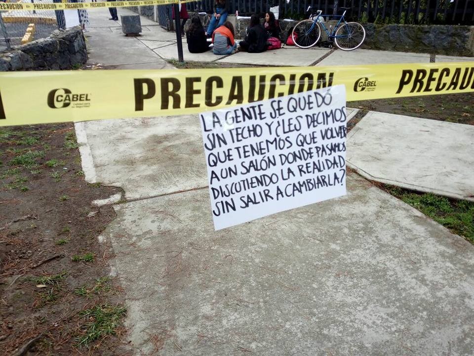 Organizan paro alumnos de UNAM e IPN para seguir apoyando - IPN-y-UNAM-paro-3-Foto-de-Martín-López-Gallegos