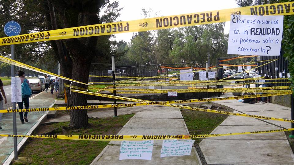 Organizan paro alumnos de UNAM e IPN para seguir apoyando - IPN-y-UNAM-paro-5-Foto-de-Martín-López-Gallegos