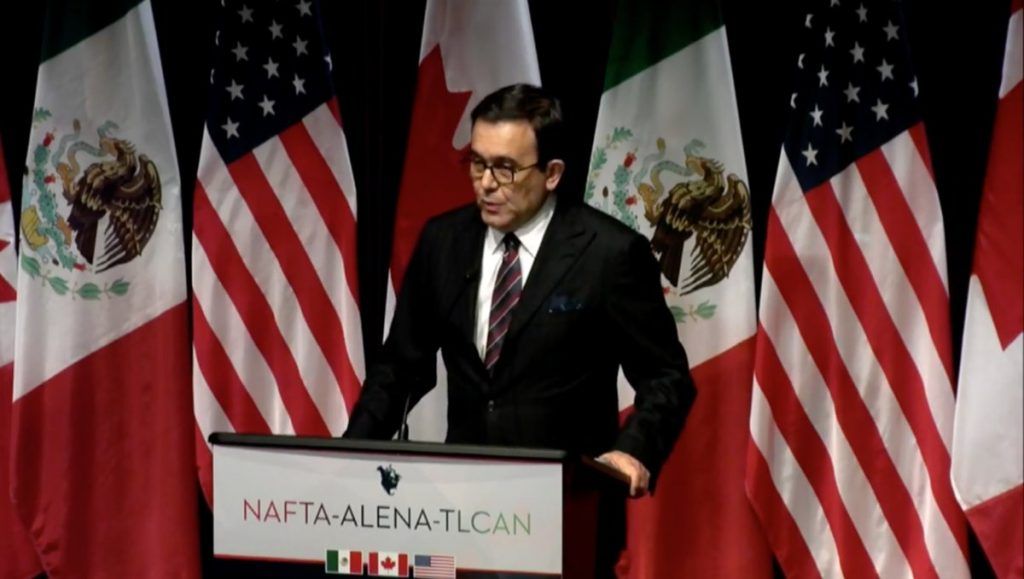 TLC no puede renegociarse cada cinco años: Gobierno de México - Idelfonso-Guajardo-TLCAN-tercera-ronda-Foto-de-Secretaría-de-Economía-1024x579