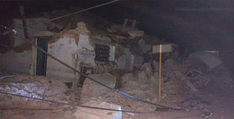 Terremoto provoca derrumbe de edificios en Juchitán - Juchitán-6