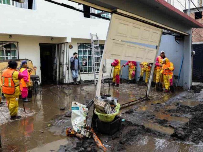 Lluvias afectan delegaciones de la Ciudad de México