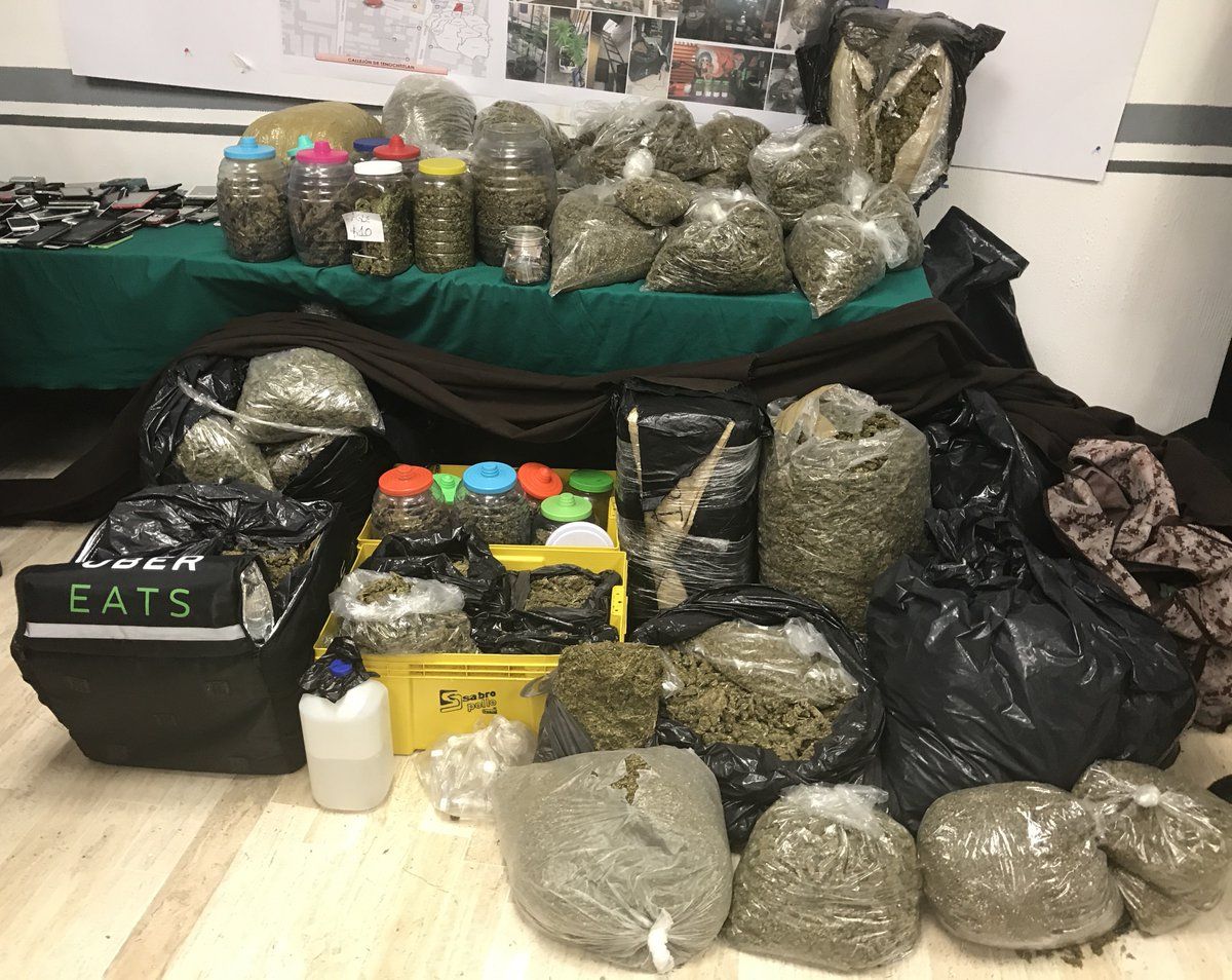 PGJ capitalina asegura más de 100 kilos de mariguana en Tepito - Mariguana-Tepito-Foto-de-PGJ-3