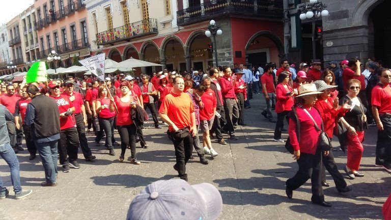 Empleados de Telmex realizan paro nacional - Paro-Nacional-Telmex-Foto-de-Política-Puebla