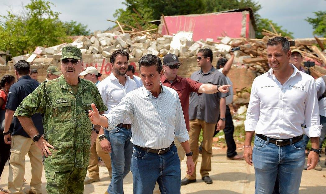 EPN garantiza transparencia en entrega de apoyo en Chiapas y Oaxaca