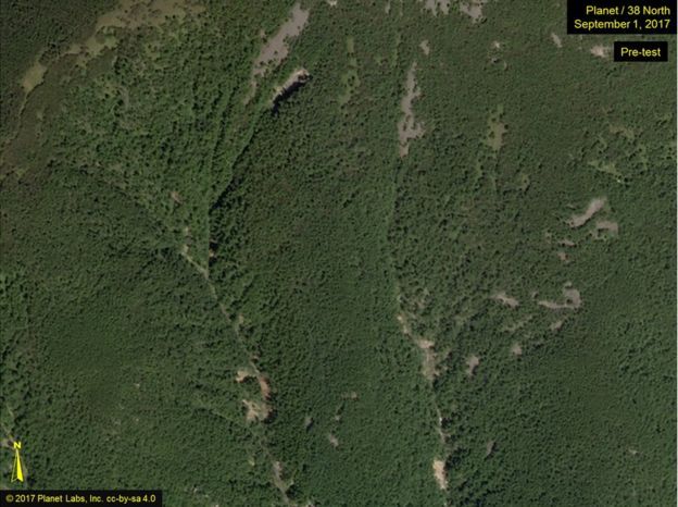 Fotos satelitales muestran deslaves tras prueba nuclear de Corea del Norte - Pruebas-Nucleares-Corea-Foto-de-38-North-2