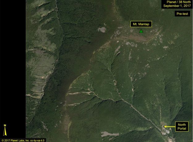 Fotos satelitales muestran deslaves tras prueba nuclear de Corea del Norte - Pruebas-Nucleares-Corea-Foto-de-38-North-4