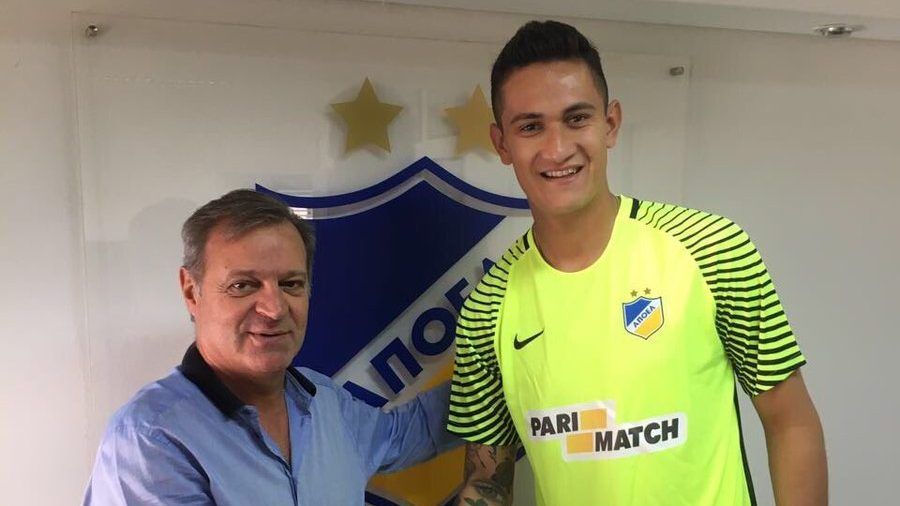 Dan bienvenida a Raúl Gudiño en APOEL