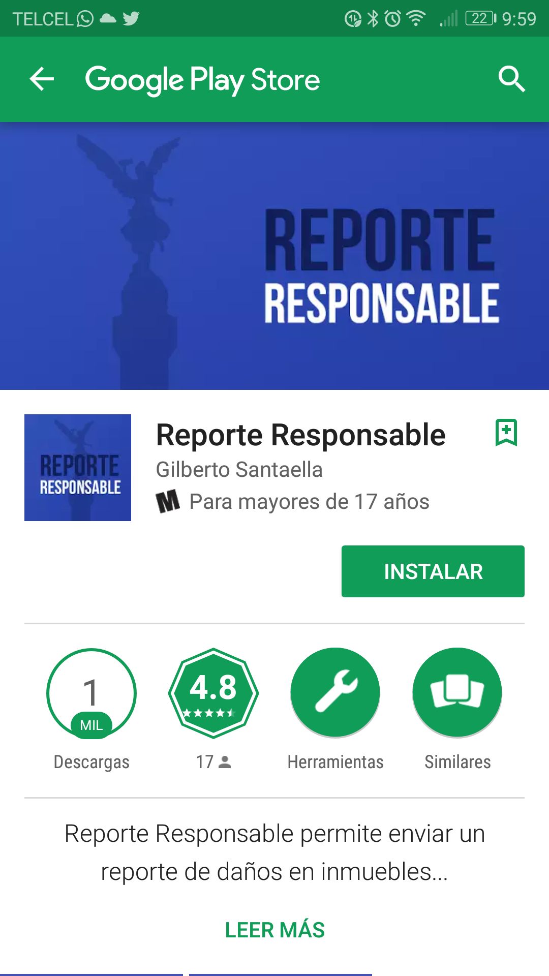 Aplicación para reportar daños urgentes por sismo - Screenshot_20170923-095939