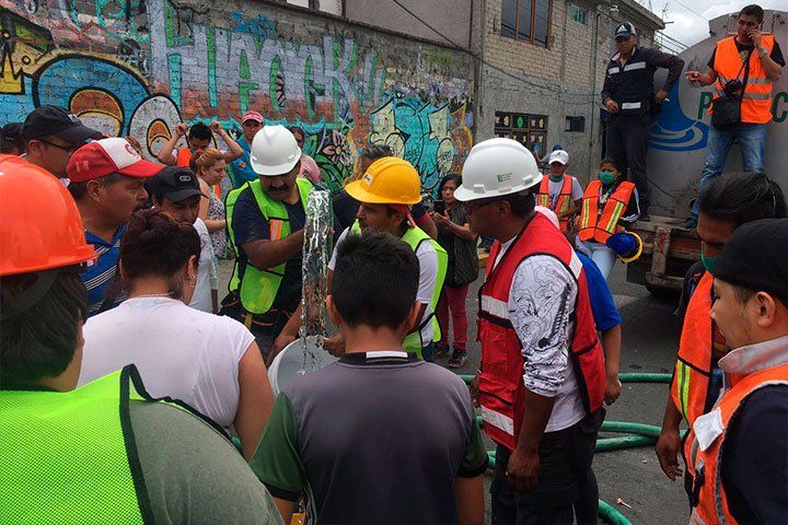 Habitantes de 40 colonias en Tláhuac siguen sin agua
