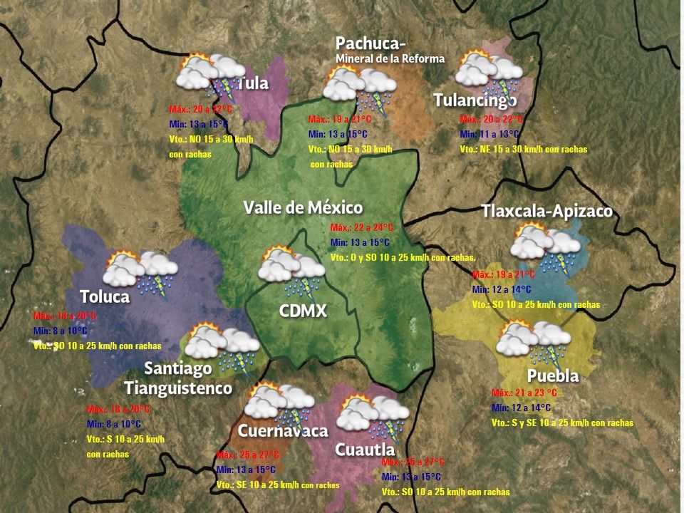 Tormentas muy fuertes en el Valle de México - VDM-0509
