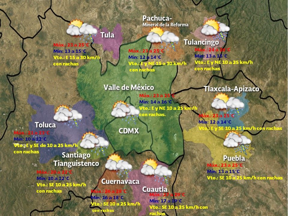 Frente frío 3 provocará lluvias en varios estados del país - VDM-2609