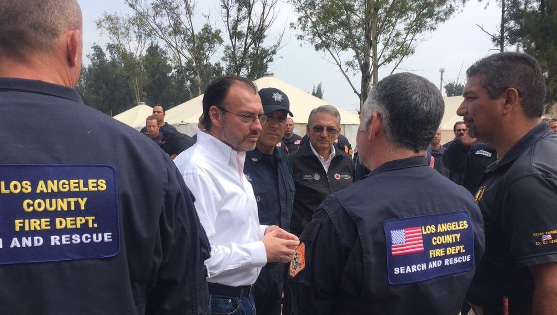 México agradece solidaridad de la comunidad internacional tras sismo