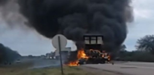 #Video Mueren cinco fisicoculturistas en accidente de tránsito