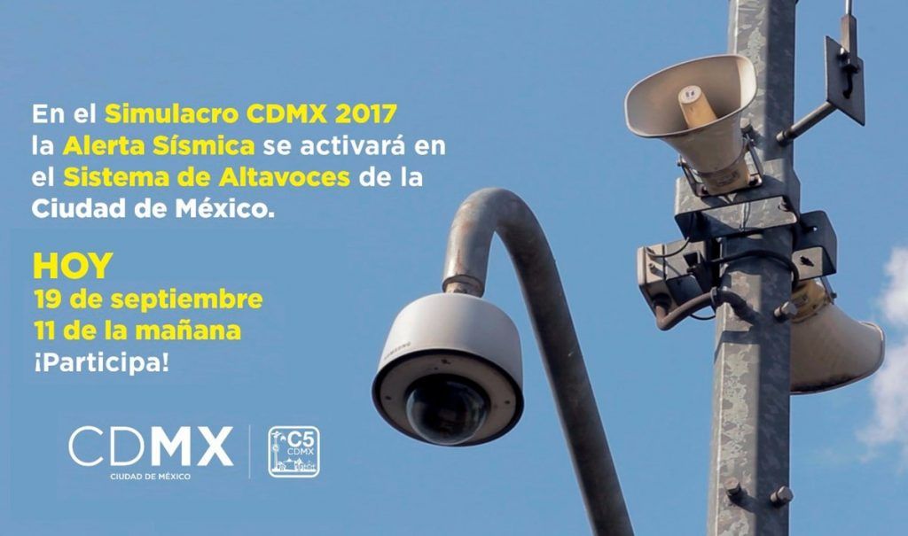 Activarán alerta sísmica en la Ciudad de México por simulacro - alerta-sismica-1-1024x605