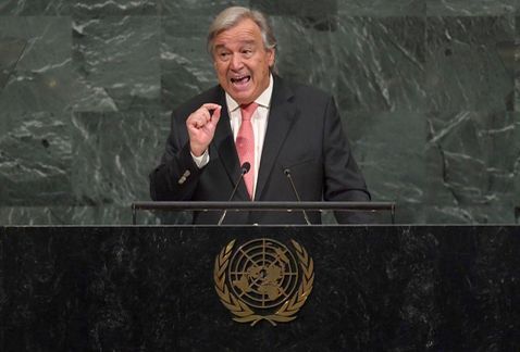 Secretario de la ONU condena amenazas nucleares de Corea del Norte - antonio-guterres