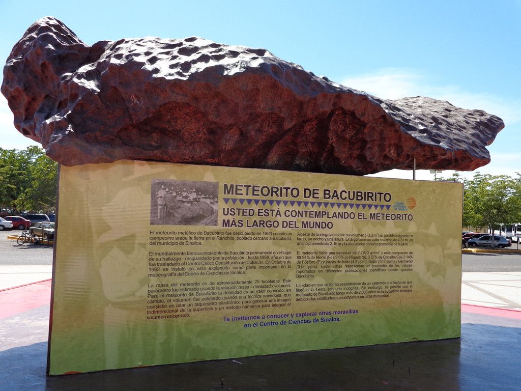 Meteorito caído en México es el más grande del mundo - bacubirito