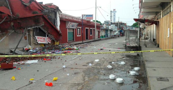 Declaran emergencia y desastre en Oaxaca tras sismos - casas-sismo-sabado-oaxaca