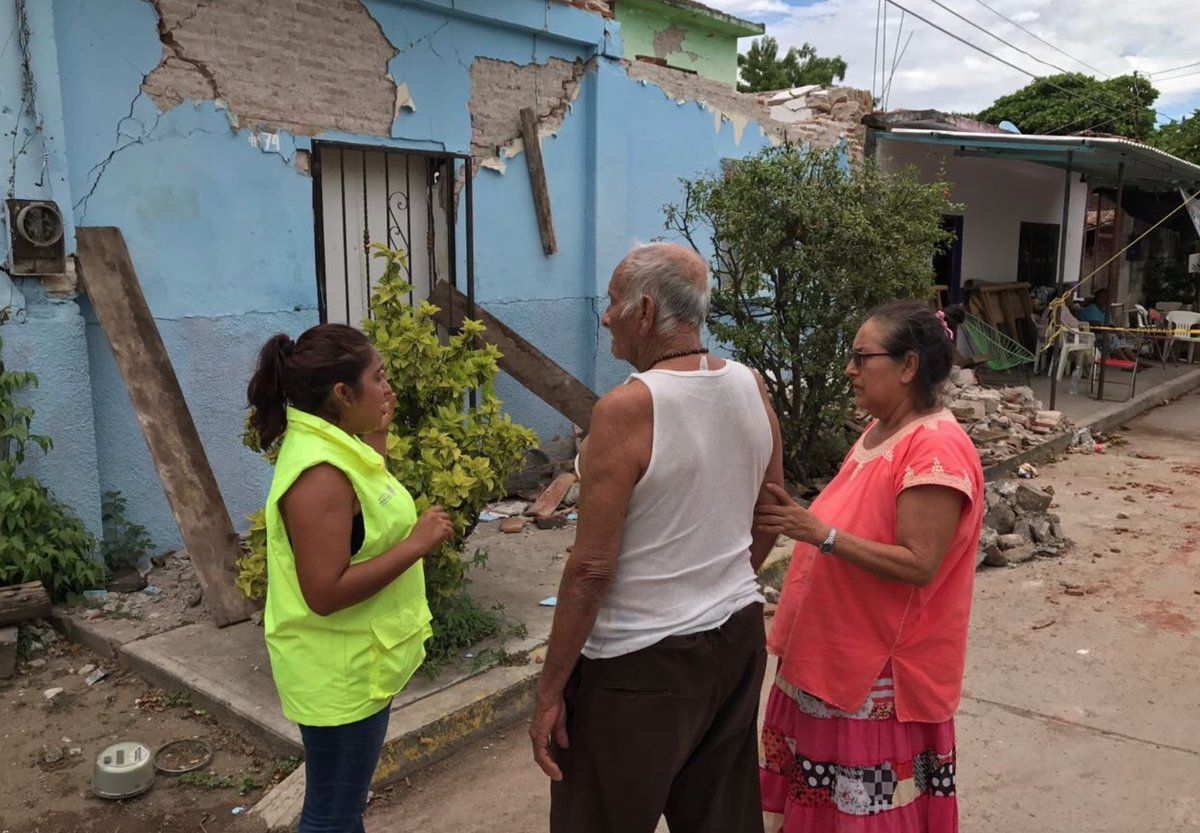 Oaxaca inicia el censo para contabilizar los estragos del sismo