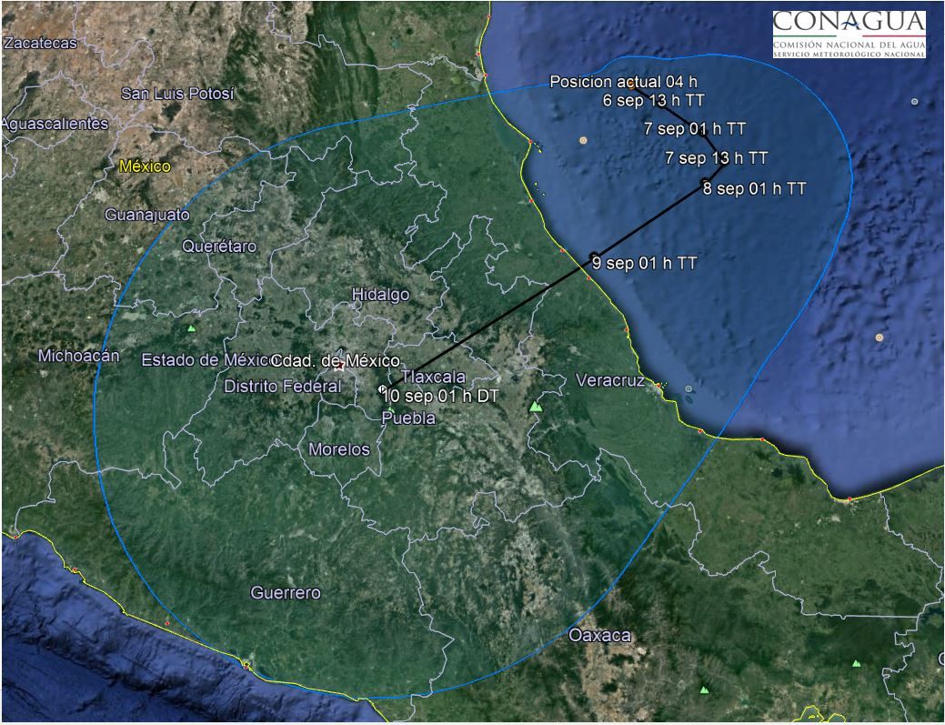 Se forma la tormenta tropical Katia en el Golfo de México - ciclon-katia-2