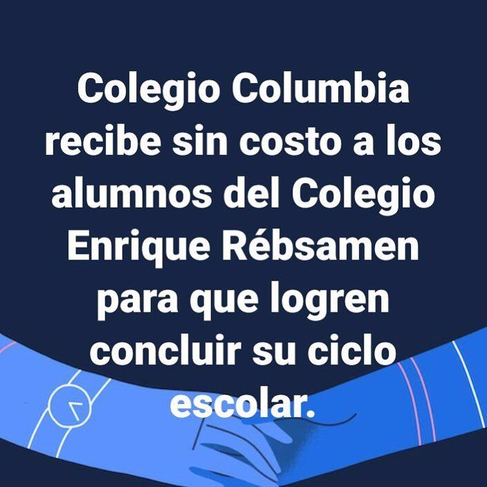 Escuela ofrece recibir sin costo a alumnos del Colegio Rébsamen - colegio-columbia