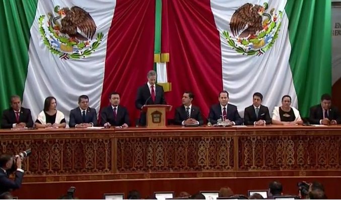 Del Mazo rinde protesta como gobernador del Estado de México - del-mazo-protesta