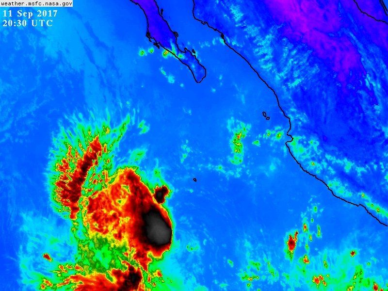 Se forma la depresión tropical 15-E en el Pacífico