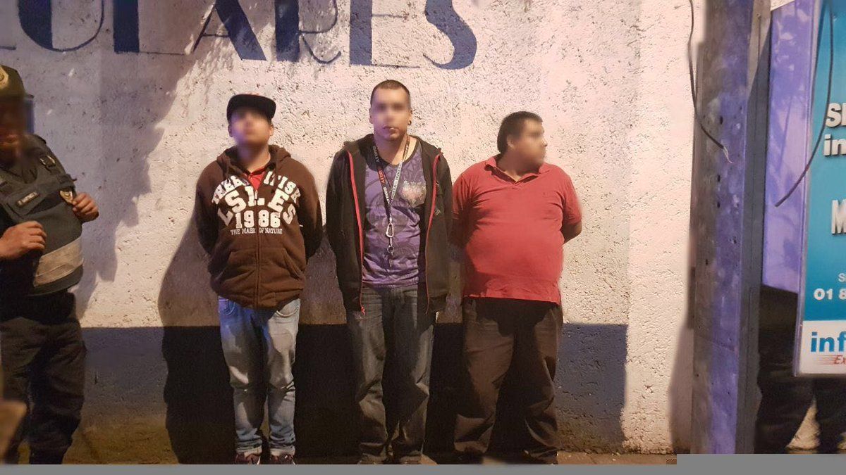 Detienen a tres hombres con armas y drogas en San Jerónimo
