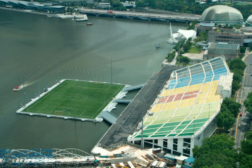 Estadio de Rayados, el recinto deportivo más bonito del mundo: BBC - estadio-singapura