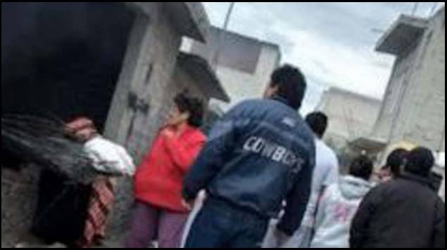 Explosión en taller de pirotecnia deja un muerto