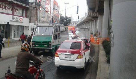 Habilitan tramo reversible en Tláhuac por reparación de fuga
