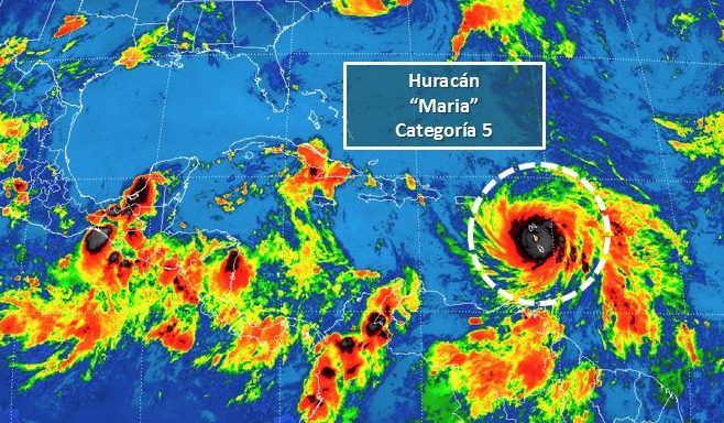 Huracán María recupera la categoría 5