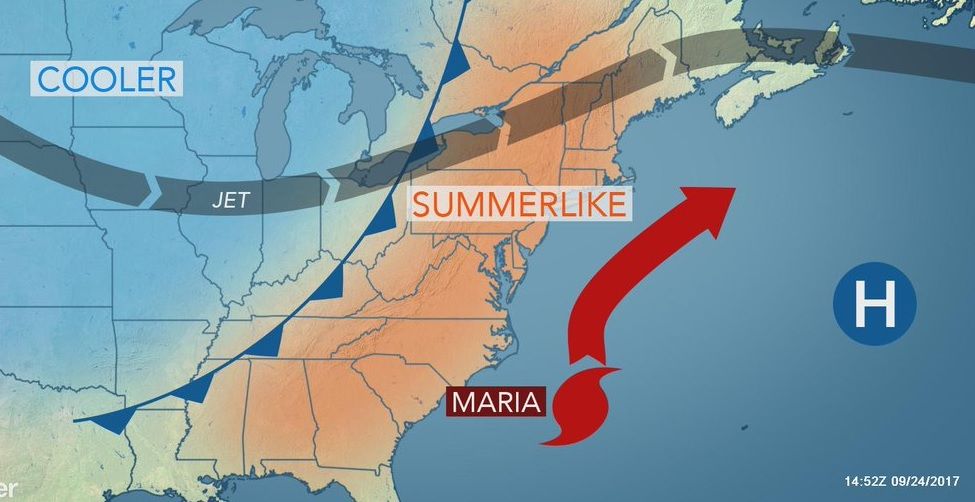 Prevén que huracán María se convierta en tormenta tropical