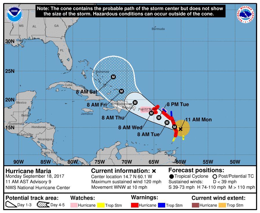 Huracanes y tormentas seguirán golpeando el Caribe - huracan-maria