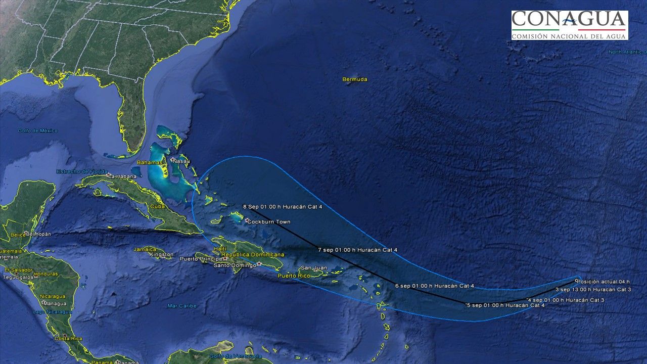 Irma se mantiene como categoría 3 mientras se acerca al Caribe - huracán-irma-2
