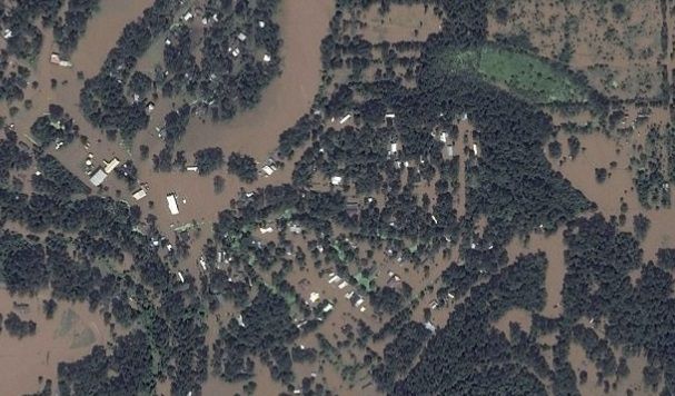 Revelan imágenes satelitales de Texas tras el paso de Harvey