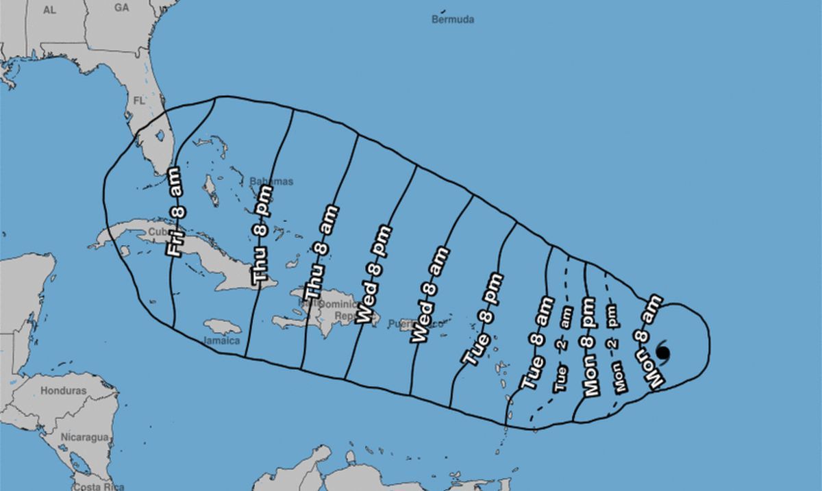 El Caribe se prepara para el huracán Irma - irma-1
