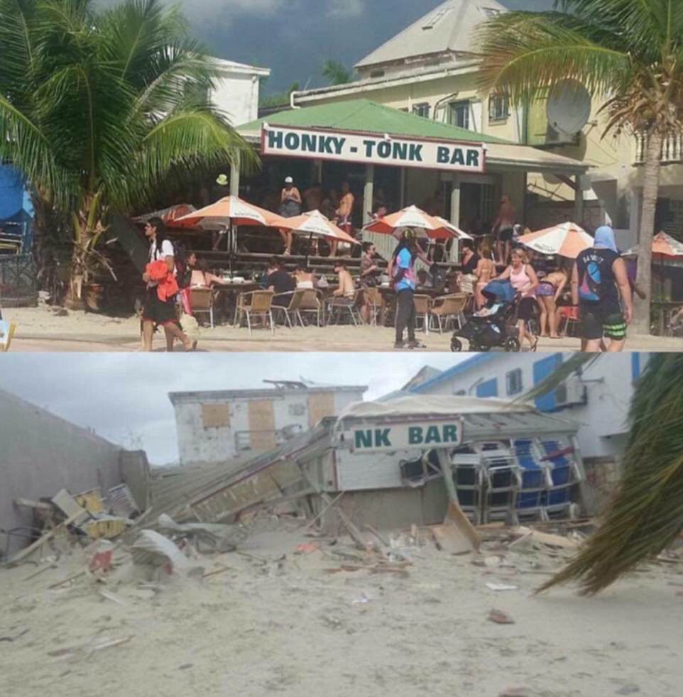 #Fotos Antes y después del azote del huracán Irma en el Caribe - irma-60